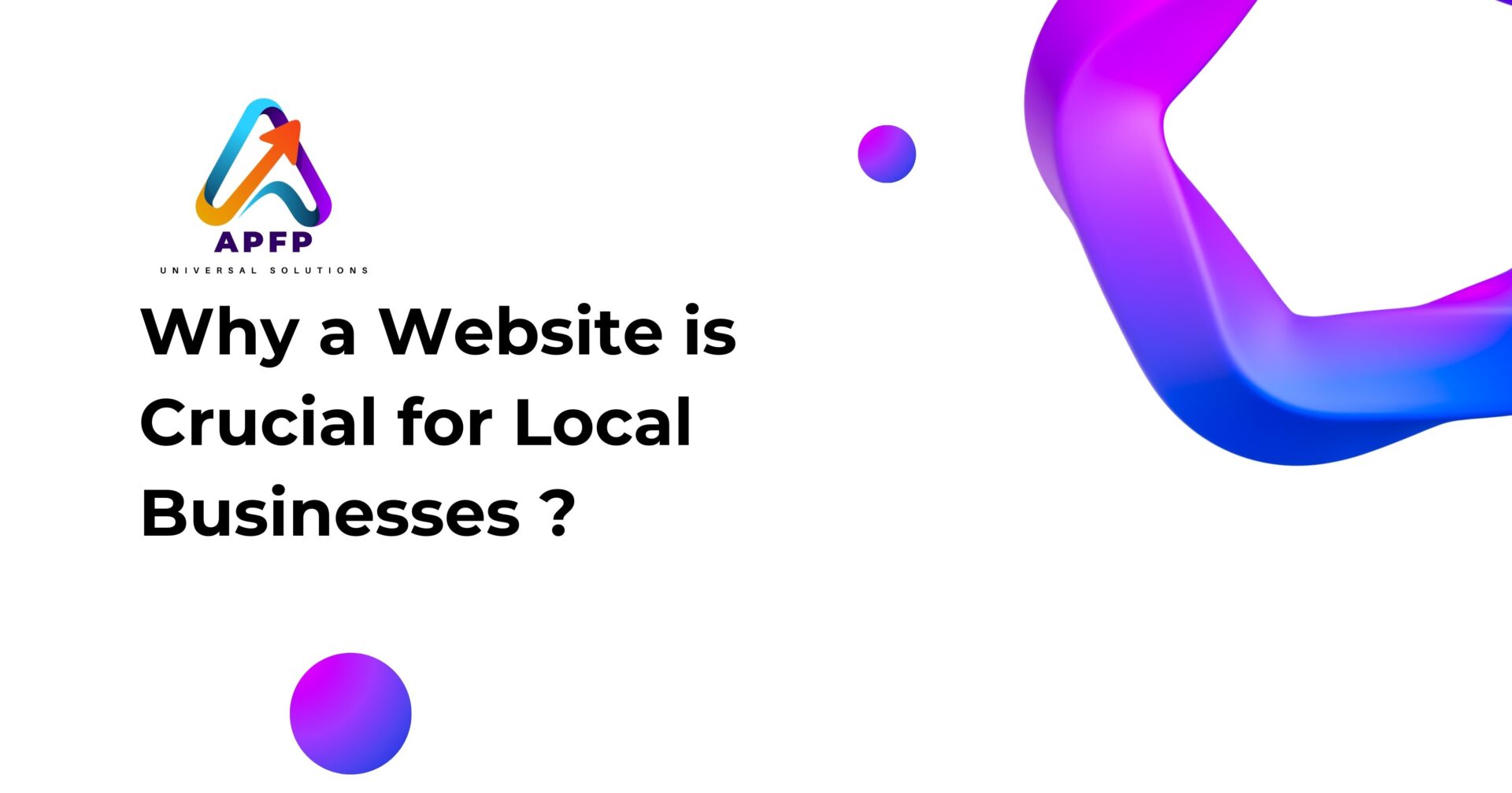 Why a Website is Crucial for Local Businesses