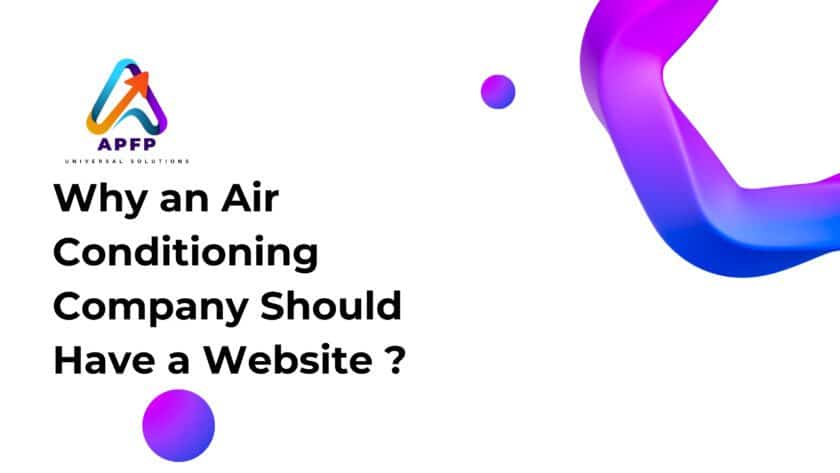 Why an Air Conditioning Company Should Have a Website